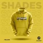 Yellow hoodie by shades original. Different