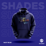 Distract navy blue hoodie