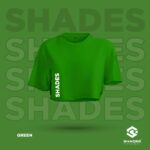 sideline croptee green