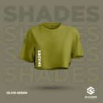 sideline croptee olivegreen