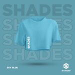 sideline croptee skyblue