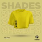 sideline croptee yellow