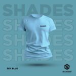 sky blue plain tshirt