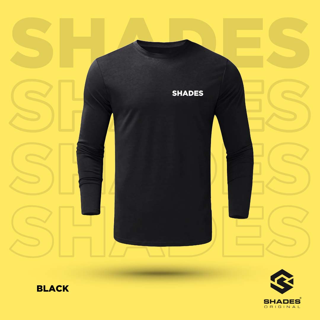 plain full sleeve Tshirt black