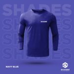 Plain full sleeve Tshirt navy blue