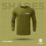 Plain full sleeve Tshirt olive green