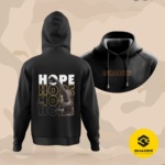 Hope premium black hoodie