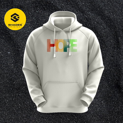 hope white hoodie