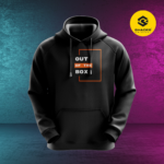 outofthebox black hoodie