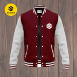 Varsity jacket maroon