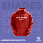 red custom hoodie